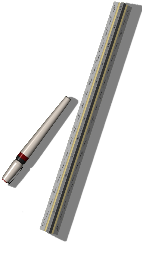 pens and ruler graphic